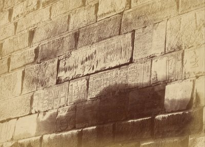 Hieroglyfiska inskriptioner på Elephanta av Théodule Devéria
