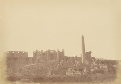 Översikt över Palace of Karnak av Théodule Devéria