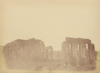 Översikt över Ramesseum av Théodule Devéria
