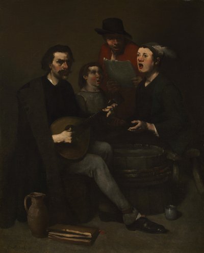 Sångare, 1863-1868. av Auguste Theodule Ribot
