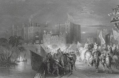 Kenilworth Castle (gravyr) av Thomas (after) Allom