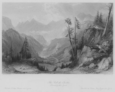 Col de Tortes, Jakt på Izoiden (gravyr) av Thomas (after) Allom