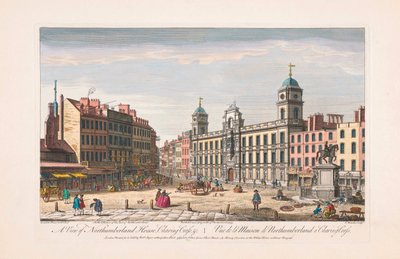 Northumberland House, Charing Cross av Thomas (after) Bowles