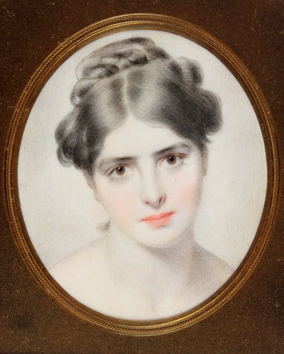 Fanny Kemble (emalj) av Thomas (after) Lawrence