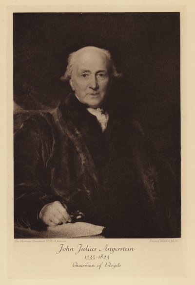 John Julius Angerstein, ordförande för Lloyd