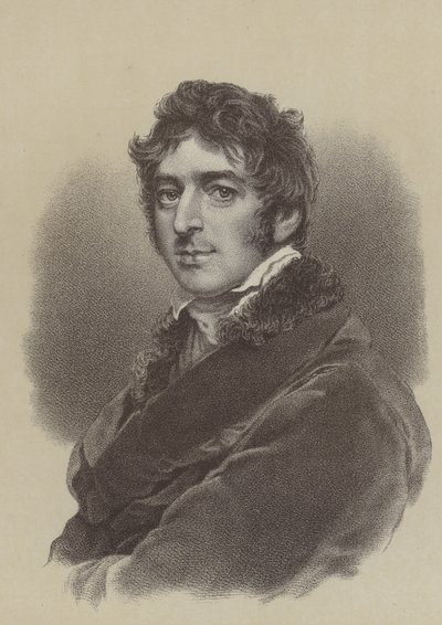 William Lamb, 2:e Viscount Melbourne, brittisk premiärminister 1834 och 1835-1841 (litho) av Thomas (after) Lawrence