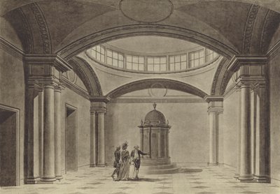 Sir Robert Taylors fyra procents kontor för reducerad livränta, Bank of England av Thomas (after) Malton