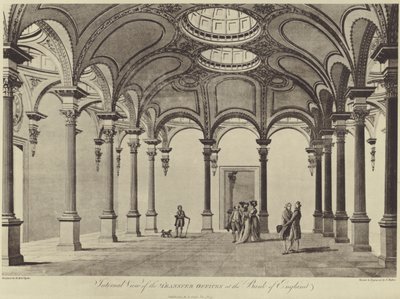 Sir Robert Taylors överföringskontor, Bank of England av Thomas (after) Malton