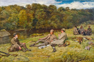 Jaktfest på Stobhall (Perthshire) av Thomas Alexander Ferguson Graham
