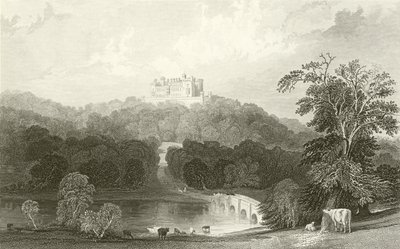 Belvoir Castle, Leicestershire av Thomas Allom