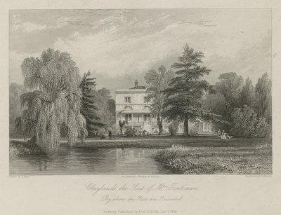 Claylands, säte för fru Fentima av Thomas Allom