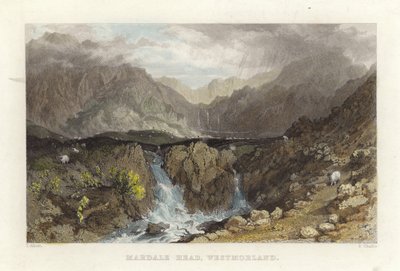 Mardale Head, Westmoreland av Thomas Allom
