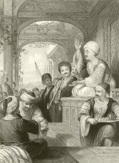 Medak, den österländska berättaren av Thomas Allom
