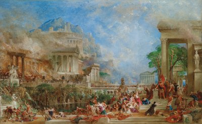 Säcken av Korint, 1870 av Thomas Allom
