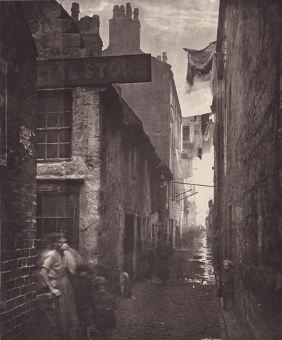Gamla Vennel, utanför High Street av Thomas Annan