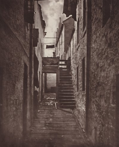 Plansch 32: Gård, nr 128 Saltmarket av Thomas Annan