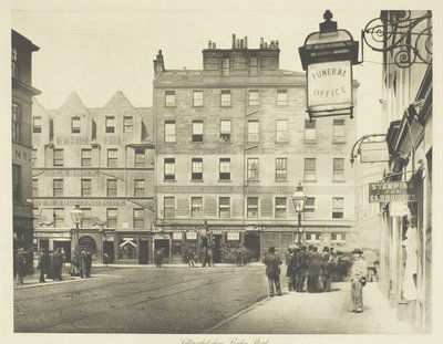 Saltmarket från London Street av Thomas Annan