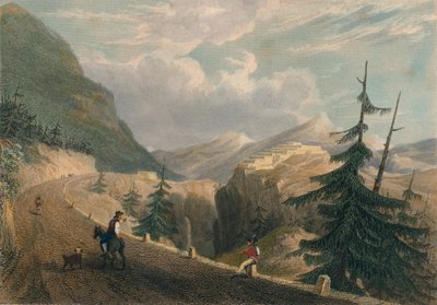 Fort Lesseillon, nära Bramante, 1827. av Thomas Barber