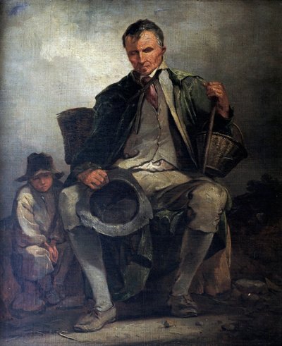Den blinde tiggaren, ca 1788 av Thomas Barker of Bath