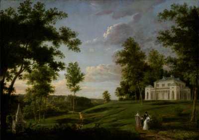 Southeast View of Sedgeley Park, Country Seat of James Cowles Fisher, Esq., ca. 1819. av Thomas Birch
