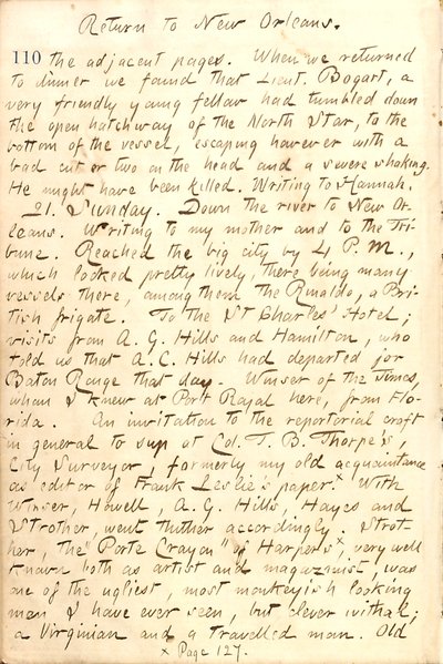 Thomas Butler Gunn Diaries – Volym 21, sidan 120, 20 december 1862 av Thomas Butler Gunn