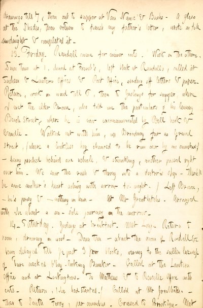Thomas Butler Gunn Diaries- Volume 5, page 16, August 12-14, 1852 av Thomas Butler Gunn