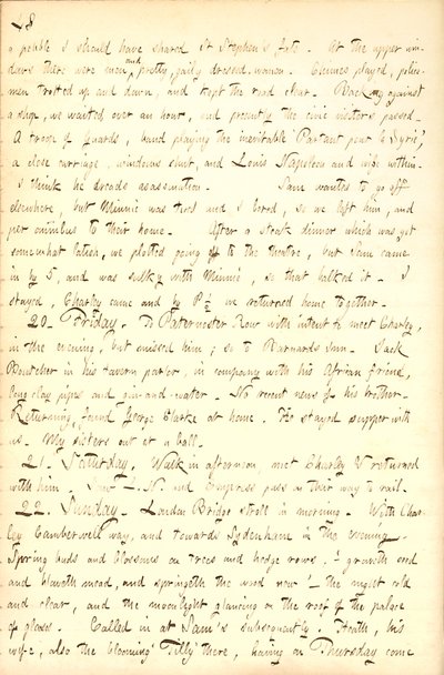 Thomas Butler Gunn Diaries- Volume 7, page 54, April 19-22, 1855 av Thomas Butler Gunn