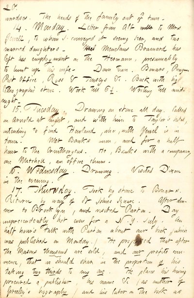 Thomas Butler Gunn Diaries- Volume 8, page 27, July 13-17, 1856 av Thomas Butler Gunn