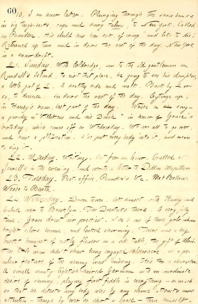 Thomas Butler Gunn Diaries- Volume 9, page 71, February 20-24, 1858 av Thomas Butler Gunn