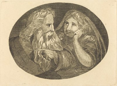 Lear och Cordelia av Thomas Butts, Jr. after William Blake