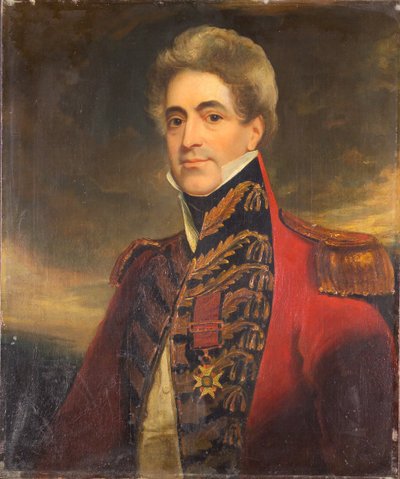 Generalmajor William Casement, militärsekreterare för Indiens regering och medlem av Högsta rådet, 1840 ca. av Thomas Clement Thompson