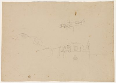 Fasad av ett hus av Thomas Cole