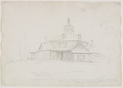 Hornby Lodge, 1839 av Thomas Cole