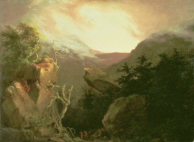 Mountain Sunrise, 1826 av Thomas Cole