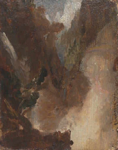 Studera för en scen från Lord Byron av Thomas Cole