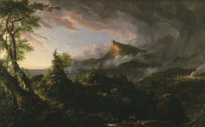 The Course of Empire: The Savage State av Thomas Cole