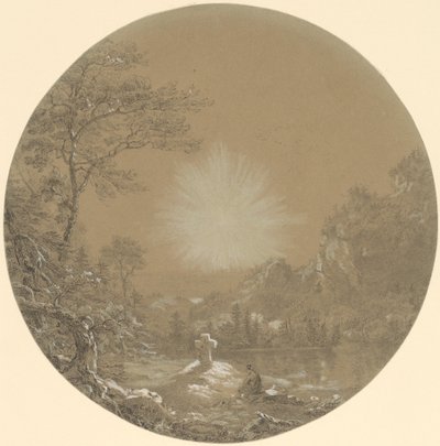 Korset i vildmarken av Thomas Cole