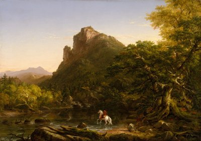 The Mountain Ford, 1846. av Thomas Cole