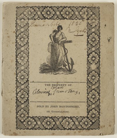 Utan titel ("Utdrag ur konsten att färglägga"), ca 1825 (penna och bläck på papper) av Thomas Cole
