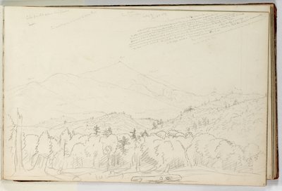Utsikt över Schroon Mountain Looking North 28 juni av Thomas Cole