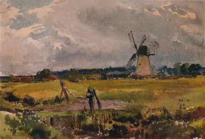 Väderkvarnen, c1890 av Thomas Collier