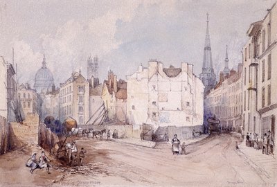 Cannon Street, London, 1851 av Thomas Colman Dibdin