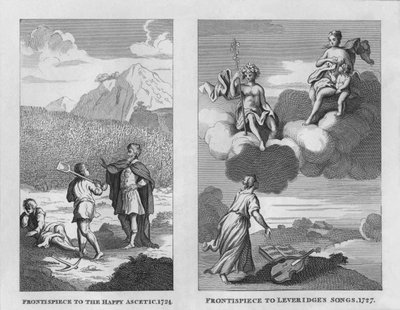 The Happy Ascetic, 1724, och Leverridges Songs, 1727, 1809, 1827. av Thomas Cook