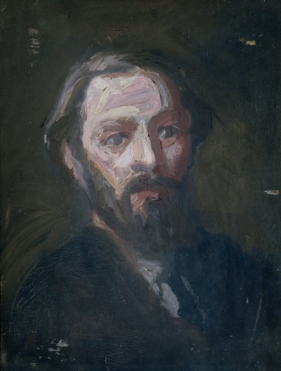 Porträtt av skulptören Pier Pander (1864-1919) av Thomas Cool