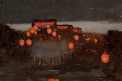 Lantern Parade (olja på duk) av Thomas Cooper Gotch