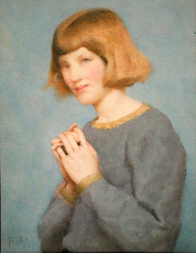 Phyllis Gotch (akvarell på papper) av Thomas Cooper Gotch