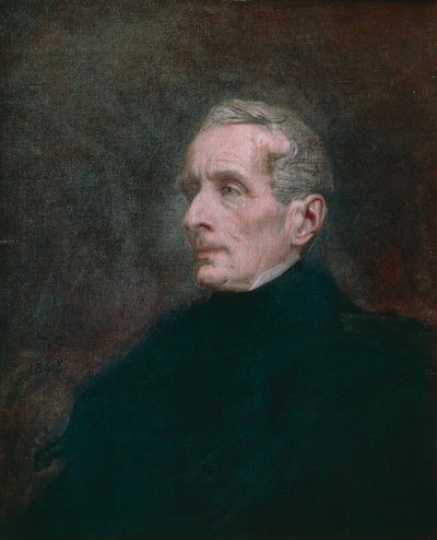 Porträtt av Alphonse de Lamartine (Macon av Thomas Couture