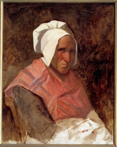 Porträtt av Marie Simonet Målning av Thomas Couture (1815-1879) 1836 Sön. 0,65x0,53 m av Thomas Couture