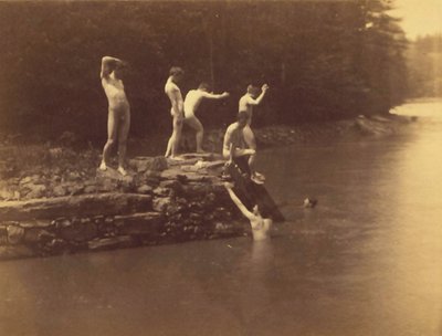 Studie för simhålet av Thomas Cowperthwait Eakins