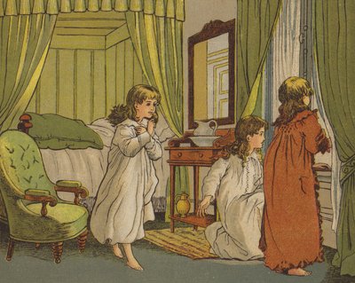 Boulogne: hotellet (färg litho) av Thomas Crane